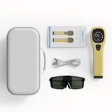 White Black Laser Therapy Devices 14 Laser Diodes Handheld Medical Devices 650nm 808nm for Knee Joint Back Shoulder Pain Relief