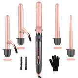 Hair Curler 5 in 1 hair styler Curling Iron Ceramic Styling Tool Professional Triple Barrel Hair iron Hair Styler Wand