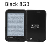 Fast shipping no holiday 6inch Mp3 player eink screen digital e book reader Support SD card (Max 64GB) free ebook Case