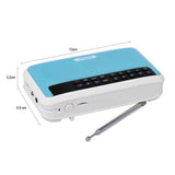 Rolton E500 Wireless FM Radio 6W HiFi Stereo Bluetooth Speaker Music Player Digital Radios Flashlight LED Display Mic Record TF
