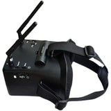NEW RHD430 4.3 inch 5.8G 800x480 40CH DVD Built-in Battery High-definition Head-mounted FPV Video Glasses For RC Drone