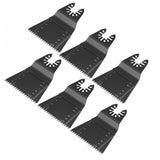 6 Pcs 65Mm High Carbon Steel Oscillating Multi Tool For Fein Multimaster Power Tools Wood Saw Blades