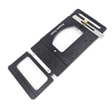 90 Degree Angle Stop for Festool and Makita Rails Track Saw,Square Guide Rail Clamp Woodworking Aluminum Right Angle Guide Plate