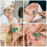 Face Natural Quartz Jade Roller &amp;amp; Gua Sha Set Beauty Facial Skin Roller Massager Muscle Relaxing Relieve Wrinkles Skin Care Tool