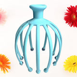 Portable Twelve-claws Head Claw Massager Scalp Massage Tool Handheld Massager Steel Head Massage Claw Acupoints Soothe Brai