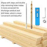 Hole Jig Drill Kit Woodworking ABS Plastic Vertical Hole Puncher Locator Fixture for Precise Drilling and Positioning of Doors