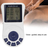 Electronic Pulse Massager Voice Prompt Pain Relief Digital Muscle Stimulator Machine Relax Muscle Stimulator Pain Relief