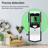 New 5 in 1 Metal Detector Find Metal Wood Studs Wall Scanner AC Cable Wires Depth Tracker Electric Box Finder Wall Detector