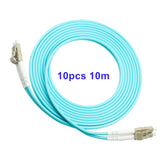 10pcs/lot LC-LC Multi-Mode OM3 Fiber Cable Multimode Duplex Fiber Optical Jumper Patch Cord