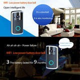 M7 Smart Video Doorbell Visual Doorbell WiFi Door Bell 166° Universal HD Multifunctional Intercom Two Way Audio Ring Camera