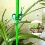 10pcs Heavy Duty Plant Ties Tree Green Reusable Plastic Soft Garden Supplies Adjustable Shrub Ties Fixing Buckle