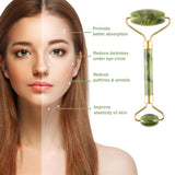 Natural Jade Beauty Device Jade Roller Dual-purpose Massage Roller Jade Face Beauty Tool