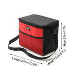 9.5L Picnic Lunch Bags For Women Kids Insulated Cool Bag Portable Canvas Lunch Box Thermal Food Camping Fishing Barbecues