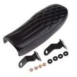 Black Seat Seat  Sattle For Cafe Racer  CB Suzuki GS Parts