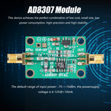 6-12V 0.1-600MHz Input Frequency -75~+15dBm Input Power Ranges Power Meter Logarithmic Detection AD8307 Module