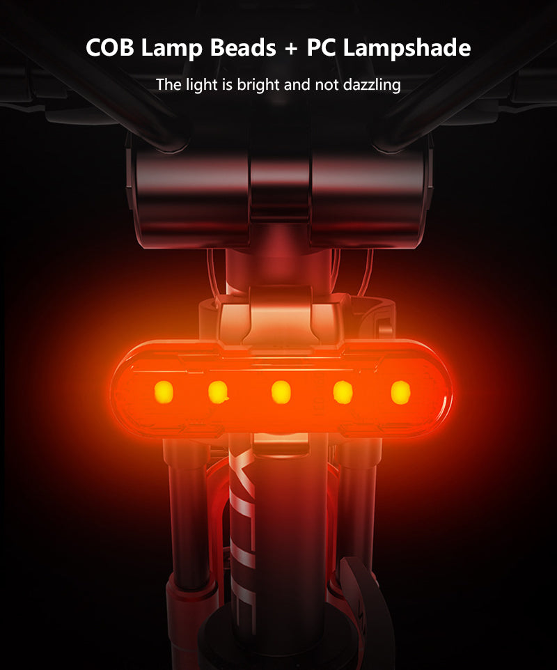 Bicycle Lights USB Charging LED Warning Lights Night Bike Rear Light Mountain Bike Equipment Bicycle Lights Bicycle Accessories