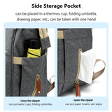 Mommy Bag Backpack Diaper Bag Waterproof Insulated Bottle Storage Bag Large-capacity Outdoor Portable Foldable Baby Stroller Bag