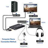 HDMI Game Capture Card USB3.0 1080P Reliable Portable Capture Card For Live Broadcasts Video Recording