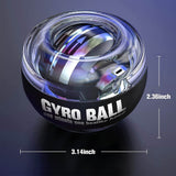 Wrist Trainer Ball Auto-Start Powerball Wrist Strengthener Gyroscope Forearm Fitness Exerciser Power Gyro Ball Hand Trainer