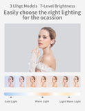 Extendable Selfie Stand 360° Rotation with Phone Holder, Rechargeable Wireless Foldable 7 Brightness LED Light iPhone Holder