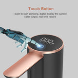 Portable Water Bottle Pump USB Charging Automatic Electric Water Dispenser Pump Bottle Water Pump Auto Switch Drinking Dispenser