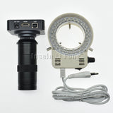 Full HD 38MP 2K 1080P 60FPS Industry Video Microscope Camera HDMI-compatible USB Simultaneous Output Magnifier Chip Phone Repair