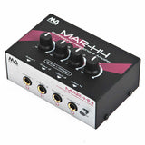 Mclelland MAR-H4 4-Channel Professional Headphone Amplifier AMP Recording Studio Headphone Splitter For Studio Recording