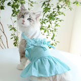 Dog Clothes Summer Cat Dog Dresses Puppy Pet Skirt Chihuahua Yorkshire Corgi Pomeranian Bichon Poodle Small Dogs Clothing 2021