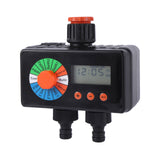 Intelligent Two Outlet Rain Sensor Water Timer Garden Irrigation Automatic Electronic Watering Controller