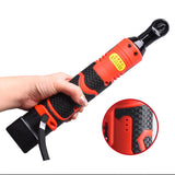 Mini 45NM Cordless Electric Wrench 12V 3/8 Ratchet Wrench Set Angle Drill Screwdriver To Removal Screw Nut Car Repair Tool