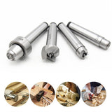 4Pcs/Set Mt2 Live Center Drive Spur Driver Dead Center With Wooden Case For Metalworking Wood Lathe Turning Tools