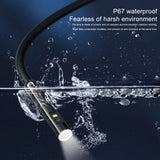NTS500B Endoscope 5 Inch IPS 3 Lens Monitor 1080P HD Borescope with Adjustable LED Light Semi-Rigid IP67 Waterproof Snake Camera