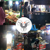 Portable LED Solar Light Remote Control Usb Rechargeable Solar Charge Lamp  Night Maket Emergency Light Tent Camping Work Light