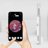 Ear Camera and Wax Remover 3.9mm Lens Wi-Fi Smart Visual Ear Otoscope with 3-axis Gyroscope Rechargeable Ear Cleaner