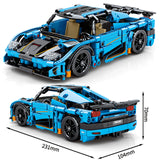 New High-Tech Super Sport Car Audied Porsched 918 Koenigsegged Model Bricks MOC Pull Back Car Building Blocks Toys for Kids Gift