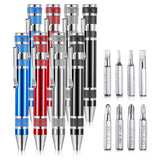 8Pcs Pen Screwdriver Multitool Pen Style Precision Screwdriver Pen Style 8 In 1 Magnetic Pocket Screwdriver For Home