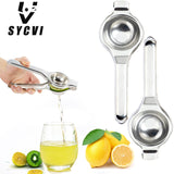 Clear the warehouse Stainless Steel Lemon Fruits Squeezer Orange Hand Manual Juicer Kitchen Tools Lemon Juicer Orange