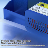 GLF-50 Small Sealing Machine Industrial Grade Temperature Control Speed Heat Roller Speed AC 220V 300W 50Hz 80-180℃ Heat Sealing
