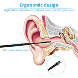 6/7PCS Earwax Removal Kit Ear Wax Cleanser Remover Ear Pick Tools Reusable Ear Cleaner Care Stainless Steel/ABS Earpick Cleaning