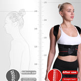 Adjustable Clavicle Posture Corrector,Spine Orthopedic,Lumbar Support,Spine Brace,Shoulder Straps,Men, Women,Muscle Pain,Health