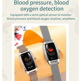 Smart Watch H8 Plus Fashion Women Wristwatches Heart Rate Monitoring Ladies Girl Lovely Bracelet Smartwatch For Android IOS