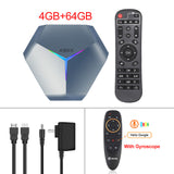 4GB 128GB A95X F4 Amlogic S905X4 RGB Light Smart TV Box Android 10 4G 64GB Support Dual Wifi 8K Youtube Media Player A95XF4 2GB