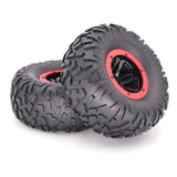 4PCS Remote Control Car Rubber Tires 2.2 In Iatable Wheel Rim Tyre Mini Tire Set RC Car Accessories For TRX4 SCX10 D90 90046