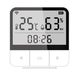 Mini Portable WiFi Smart Temperature Humidity Sensor Meter Hygrometer Thermometer Monitor White Motion Detectors 13*8.5*2cm