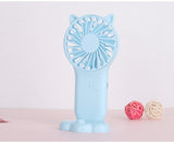 USB Mini Fold Fan Electric Portable Hold Small Air Cooler Originality Charging Household Electrical Appliances Desktop