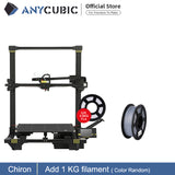 ANYCUBIC Chiron 3D Printer Large Size 400x400x450mm³ Extruder Dual Z Axis FDM 3D Printers PLA Filaments 3D Printing