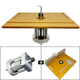 Workbench Router Table W/ 795 Motor Lifting Spindle System Woodworking Aluminum Router Table Insert Plate Miter Gauge and Fence