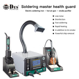 CXG DES H93 Air Purifier Soldering Station Hot Air Gun Smart High Frequency Electric Soldering Iron Absorb Toxic Gases 3 in 1
