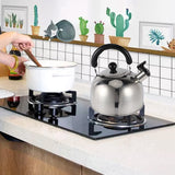 Tea Kettle Stovetop Whistling Tea Pot,Stainless Steel Tea Kettles Tea Pots for Stove Top,3L Capacity with Capsule Base By