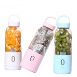 500ml Portable Juicer Electric Blender Kitchen Juicer Mixer Food Processor Charging Using Quick Multifunction Juicing Fruit Cup